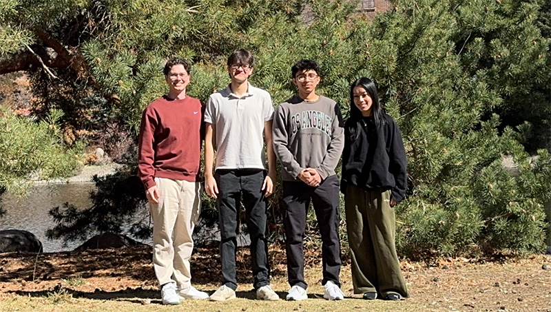 Team CSE 2, left to right, is Nikola Tunguz, Diego Borne, Joel Molina and Reni Wu. 