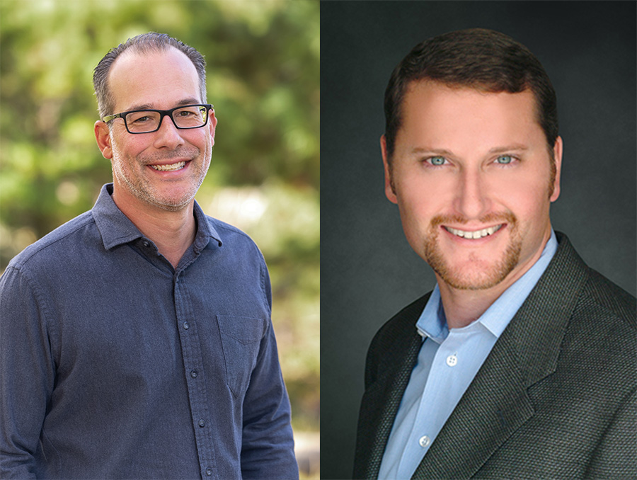 Headshots of co-chairs Chris Yount (left) and Jeremy Lurey (right).